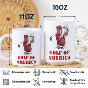 Golf Of America Donald Trump White Mug TH10 898141