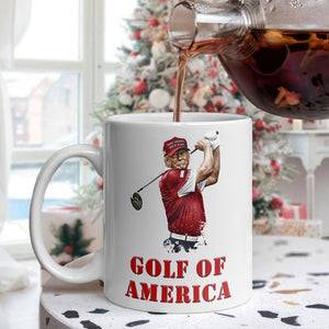Golf Of America Donald Trump White Mug TH10 898141