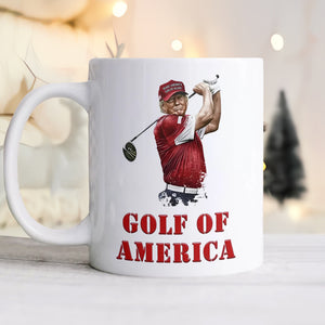 Golf Of America Donald Trump White Mug TH10 898141