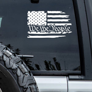 We The People Car Window Decal Sticker LM32 895829