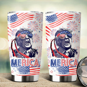 Independence Day American Trump Fat Tumbler Personalized Gift HO82 N304 62574