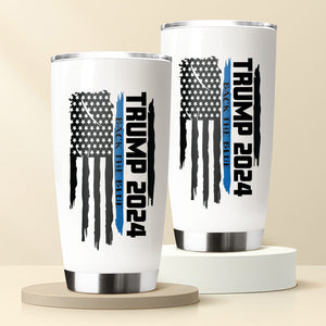 Back The Blue Trump 2024 Fat Tumbler TH10 62783