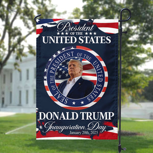 Trump President Inauguration Day Garden Flag TH10 64235