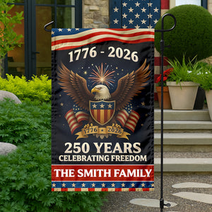 250 Years American Anniversary Flag 250th Anniversary USA Garden Flag CH07 910046