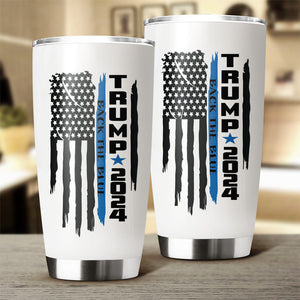 Trump 2024 Back The Blue Fat Tumbler TH10 62779