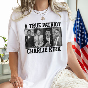 A True Patriot Charlie Kirk Bright Shirt HA75 64594