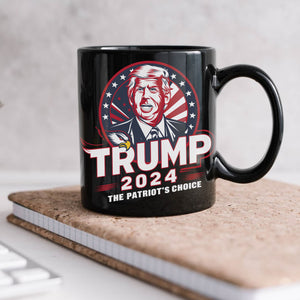 Trump 2024 The Patriot's Choice Black Mug DM01 62745