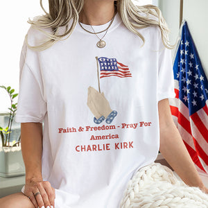 Faith & Freedom – Pray for America Bright Shirt HA75 64588
