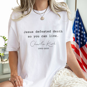Patriotic Tribute to Charlie Kirk Remembrance Bright Shirt LM32 65711