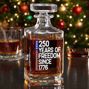 250 Years Of Freedom 250th Birthday America Flag 4th Of July Decanter HO82 894802