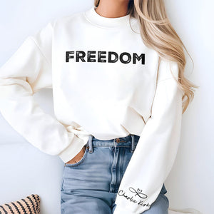 Charlie Kirk Freedom Sleeve Sweatshirt HA75 64566