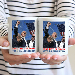 Trump 2024 Freedom Is B*****proof White Mug HO82 63098