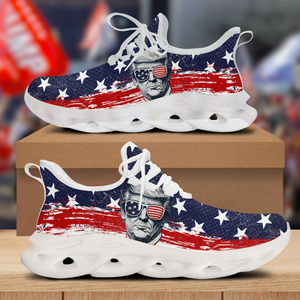 President Donald Trump With Flag US Max Soul Shoes HA75 62780