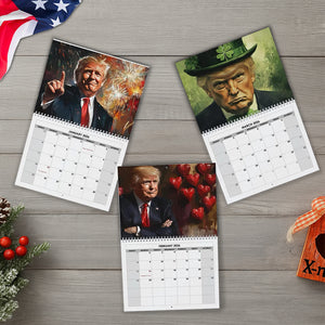 Funny Christmas Gift Trump 2026 Calendar HO82 66024