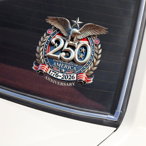 USA Eagles 250th Anniversary Semiquincentennial 1776-2026 Car Window Decal Sticker LM32 897759
