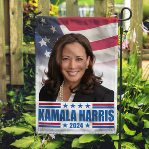Kamala Harris Portrait Garden Flag TH10 63523