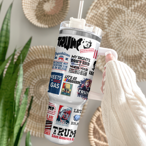 Trump 2024 Take America Back Tumbler Iron Ring 40oz TA29 62460