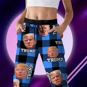 Donald Trump Face Photo For Christmas Sweatpants TH10 64095