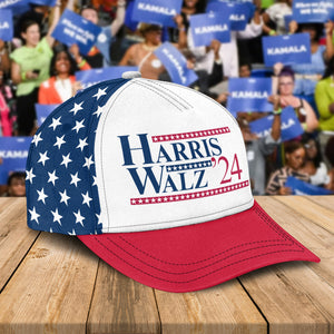 Kamala Harris Walz President Election 2024 Classic Cap HO82 65002