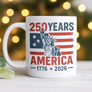 250 Years America 1776 - 2026 White Mug HO82 894544