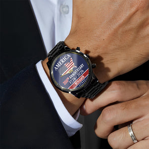 Personalized Name America 250th Anniversary Men's Wrist Watch HO82 901562