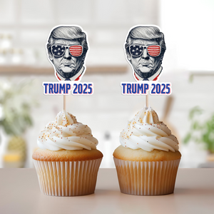 American Trump Independence Day Party Decoration Cupcake Toppers LM32 65339