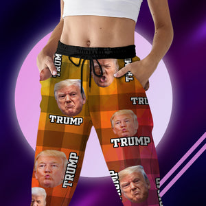 Donald Trump Face Photo For Christmas Sweatpants TH10 64095