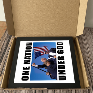 One Nation Under God Donald Trump Picture Frame TH10 63435