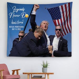 Legends Never D** Tapestry Banner TH10 63345