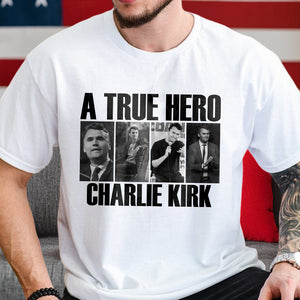 A True Hero Charlie Kirk Rest In Peace Bright Shirt HO82 65766