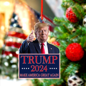 Trump 2024 Make America Great Again Acrylic Ornament HO82 65408
