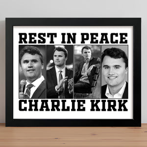 Rest In Peace For Charlie Kirk Memorial Picture Frame HO82 65738