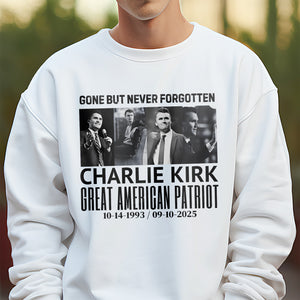 Justice For Charlie Kirk Gone But Never Forgotten Bright Shirt LM32 65425