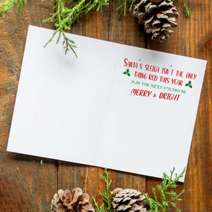 Merry Christmas America and Happy New Year Trump Christmas Card HO82 65518