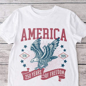 Custom Dog Photo America 250th Anniversary Eagle Bright Shirt LM32 895237