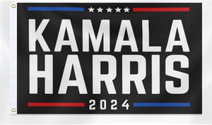 3X5 Ft Kamala Harris for the People Kalama Harris for President Vivid Color Kamala Yard Sign 2024 President Flag Truck Flag