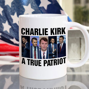 Charlie Kirk A True Patriot White Mug HO82 65892