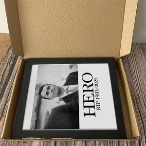 Hero Charlie Kirk American Hero Picture Frame HO82 65834