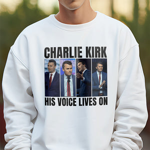 Charlie Kirk His Voice Lives On Bright Shirt HO82 65898