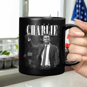 Charlie Kirk, Great American Patriot 1993 - 2025 Black Mug LM32 65581