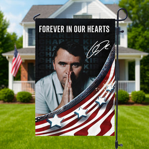 Charlie Kirk Signature Freedom Garden Flag N369 64533