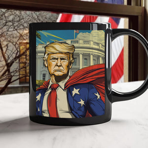 Donald Trump Hero For USA Black Mug HO82 65380