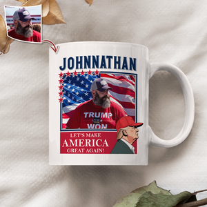 Custom Photo Let's Make America Great Again Trump Mug HA75 62716