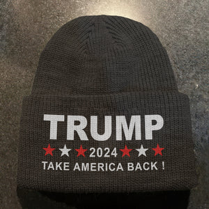 Trump 2024 Take America Back Beanie Hat TH10 63325