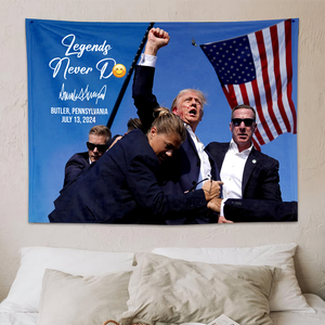 Legends Never D** Tapestry Banner TH10 63345