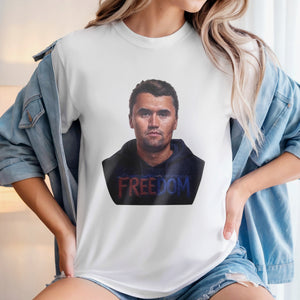 Pray for Charlie Kirk Freedom Remembrance Bright Shirt LM32 65699