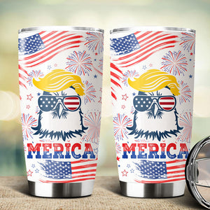 Independence Day American Trump Fat Tumbler Personalized Gift HO82 N304 62574