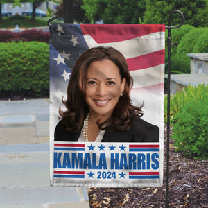 Kamala Harris Portrait Garden Flag TH10 63523