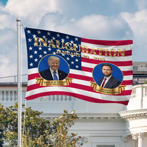 Inauguration Trump 47th President Banner House Flag TH10 64251