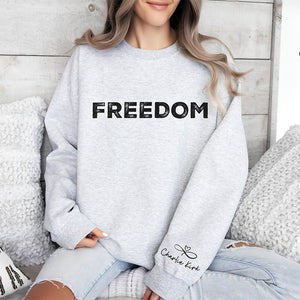 Charlie Kirk Freedom Sleeve Sweatshirt HA75 64566